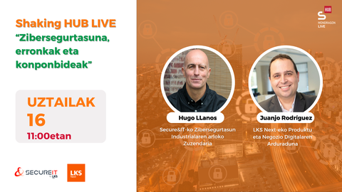 Nuevo Shaking HUB LIVE sobre ciberseguridad industrial con dos voces expertas del sector