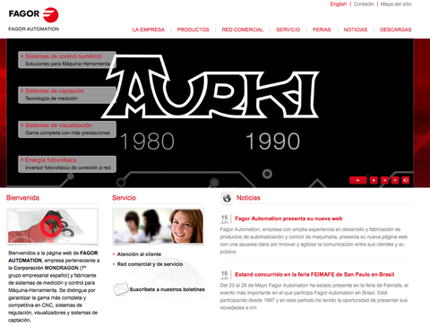Nuevo sitio web de Fagor Automation