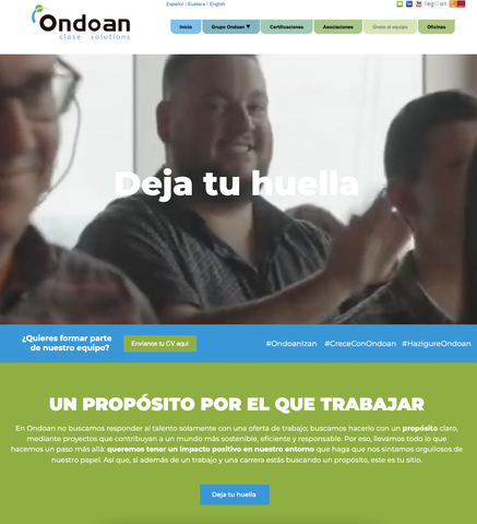 Ondoan presenta “Deja tu huella”, una nueva marca empleadora para atraer talento