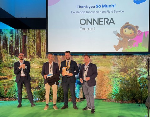 Onnera Contract recibe el premio Salesforce a la Excelencia en la Innovación