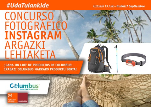 Participa en el concurso fotográfico #UdaTulankide y gana un lote de productos de Columbus