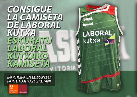 Participa en nuestro concurso y gana una camiseta de Laboral Kutxa