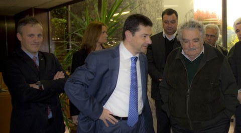 Pepe Mujica estuvo en MONDRAGON