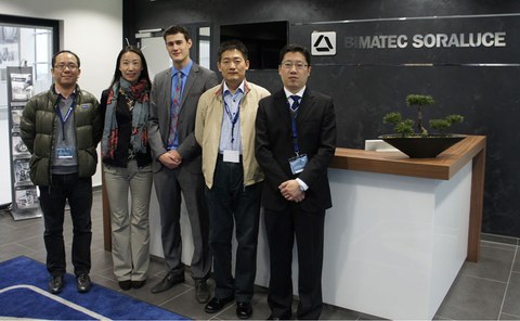 Periodistas chinos visitan DANOBATGROUP 