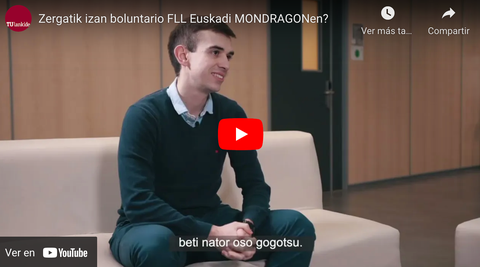 ¿Quieres ser voluntaria en FLL Euskadi MONDRAGON?
