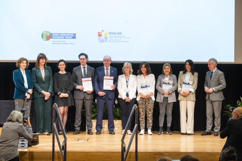 Reconocimiento a Osarten en el V Congreso Internacional de Seguridad y Salud en el Trabajo