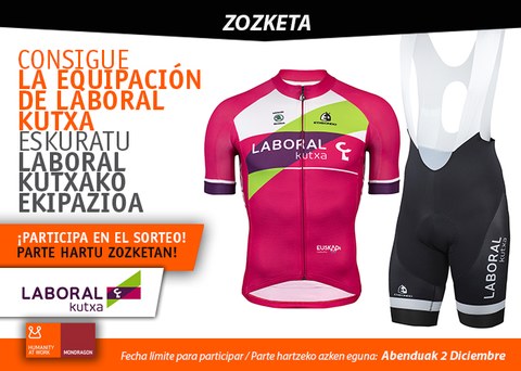 Sorteamos esta equipación de Laboral Kutxa