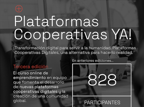 Tercera edición de "Plataformas Cooperativas ¡Ya!"