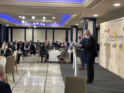 Ucín repasa la actualidad en el ‘Fórum Europa/Tribuna Euskadi’