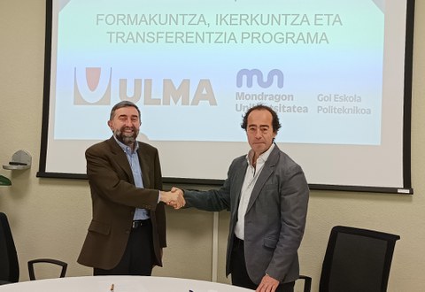 ULMA y la Escuela Politécnica Superior de Mondragon Unibertsitatea firman un acuerdo de cooperación