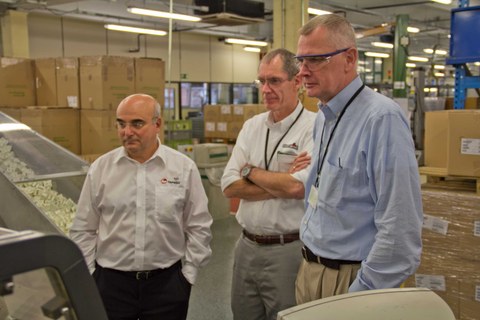 Visita a Copreci del director general de WC Bradley