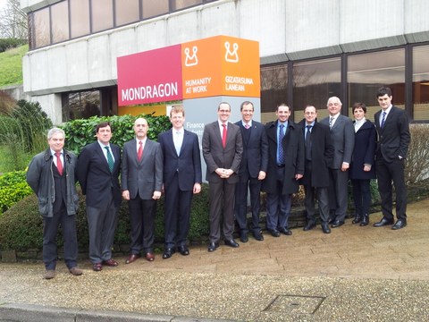 Visita a MONDRAGON del vicepresidente de Lufthansa
