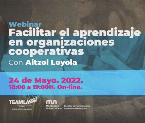 Webinar sobre cómo facilitar el aprendizaje en organizaciones cooperativas