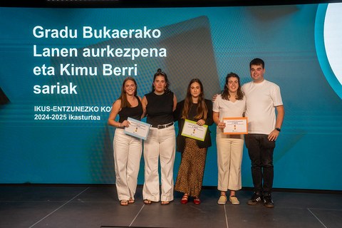 Sormenaren festa Ikus-entzunezko Komunikazioko gradu amaierako lanen aurkezpenean