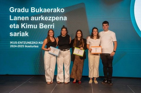 Sormenaren festa, Ikus-entzunezko Komunikazioko gradu amaierako lanen aurkezpenean