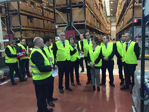 60.000 erreferentzia kudeatzeko gaitasuna duen biltegia inauguratu du Sareteknikak