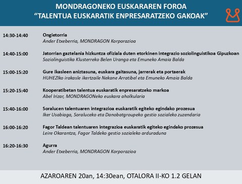 MONDRAGONeko Euskararen Foroa