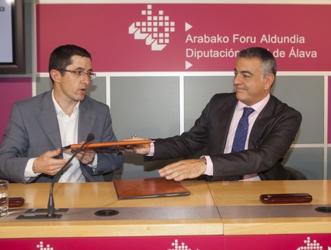 Arabako Foru Aldundiak hitzarmena sinatu du Basque Culinary Centerrekin, arabar produktuak bultzatzeko