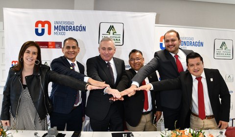 Caja Popular Mexicanak Universidad MONDRAGON México proiektuarekin bat egin du