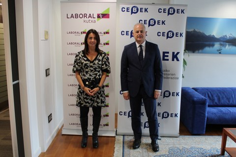 CEBEK eta Laboral Kutxak aliantza sinatu dute Bizkaiko enpresen lehiakortasuna sustatzeko