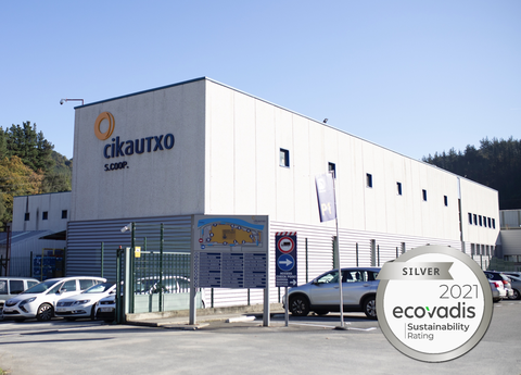 Cikautxo, zilarra jasangarritasunaren EcoVadis ziurtagirian