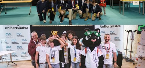 C'Mon Guys, BKI BOX eta NCLIC Shakespeare txapeldun FLL Euskadi-MONDRAGONen