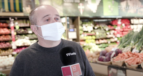 Eroski mobilizatu egin da, omikronek sortutako arazoen aurrean
