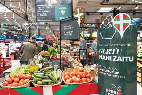Eroskik 494 milioitik gorako erosketak egin zizkien tokiko hornitzaileei 2024an, EAEn
