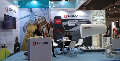 Erreka Digital Bolt teknologia berritzailea aurkeztu du Errekak WindEurope azokan