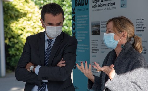 Etorkizuna Eraikiz kapsula Mondragon Unibertsitatearen Arrasateko kanpusean egon da