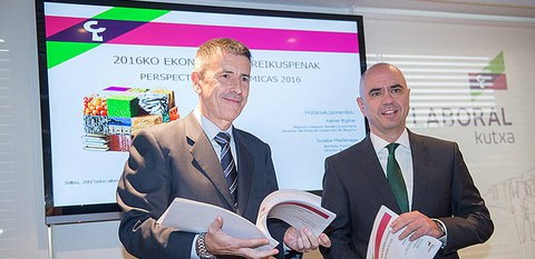 Euskal Autonomia Erkidegoko ekonomia %2,8 haziko da 2016an, Laboral Kutxaren arabera