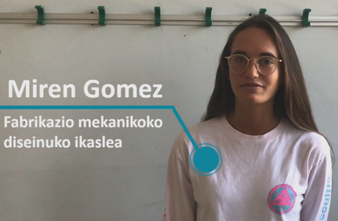 'Ikasgai ezberdinetan ikasitakoari esker, guk diseinatutako makina egitea lortu dugu'