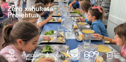 Ikastetxeetako jantokietako soberakinak birbanatzeko proiektu aitzindari bat sortu da Euskadin