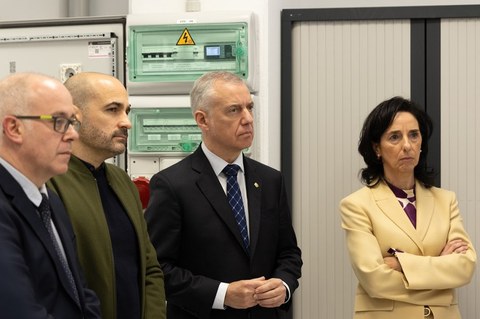 Iñigo Urkullu lehendakariak Lortek bisitatu du