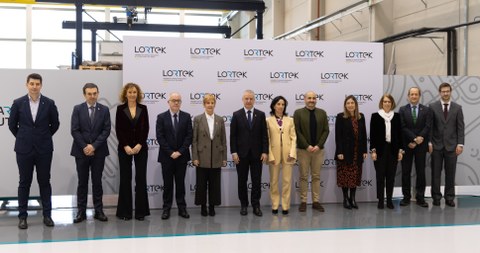 Iñigo Urkullu lehendakariak Lortek bisitatu du