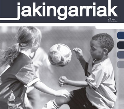 'Jakingarriak' aldizkariaren azken zenbakiak kirol hezitzailearen gaia aztertzen du