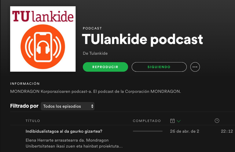Jarraitu TU Lankide podcast plataforma nagusienetan