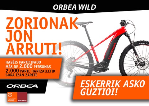 Jon Arruti izan da ORBEAko zozketaren irabazlea