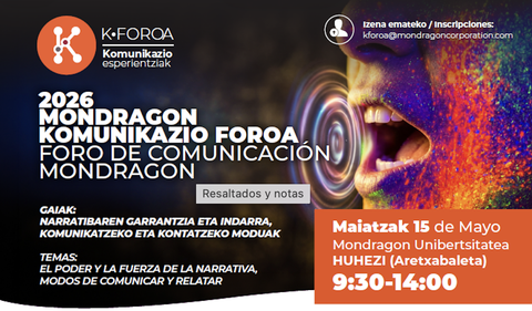 K-Foroa 2026 egingo da ostiral honetan Aretxabaletan