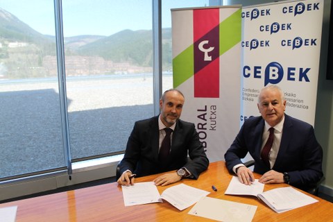 LABORAL KUTXA eta CEBEKek Bizkaiko ETEen lehiakortasuna hobetzeko hitzarmena lotu dute