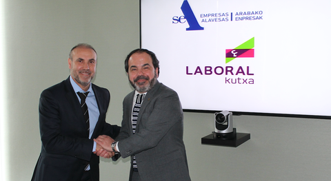 LABORAL Kutxak Arabako enpresen lehiakortasuna bultzatzeko hitzarmena sinatu du
