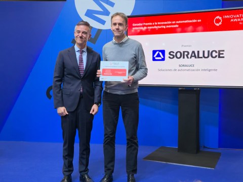 Berrikuntza Aurreratuko Saria Automatizazio Adimenduneko Soluzioengatik Soralucerentzat BIEMH 2026 edizioan